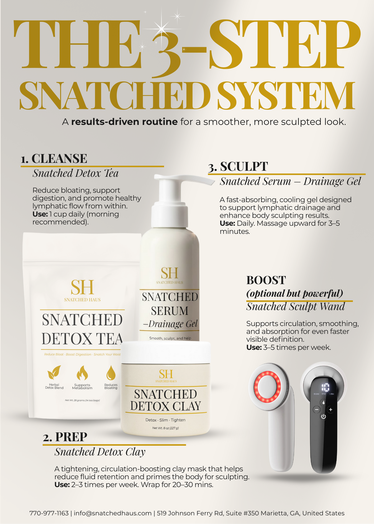 Snatcheo The Snatched System | 3-Step Body Sculpting Ritual – Snatched Haus